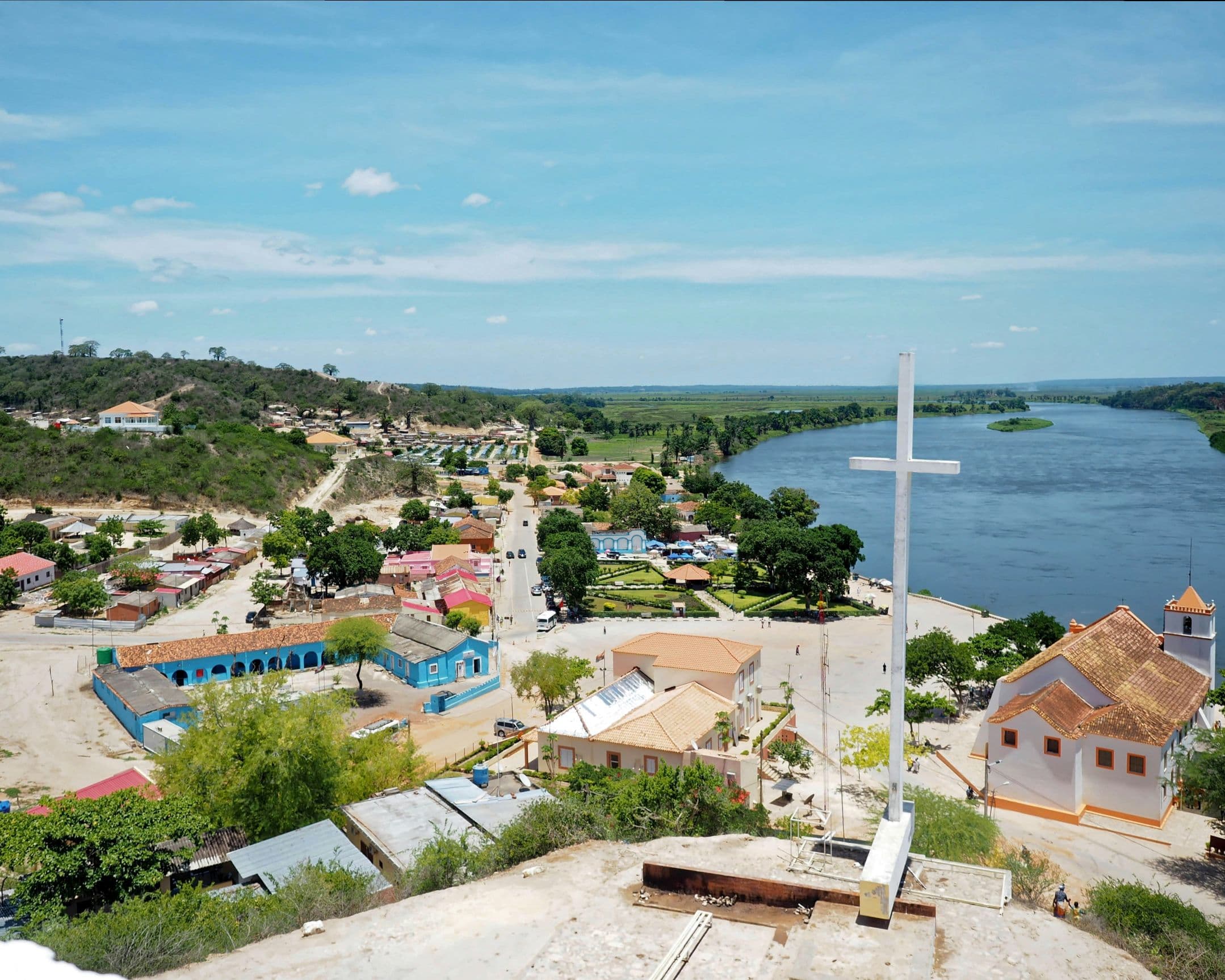 Beautiful scenic view of Angola - popular tourist destination for visa travelers