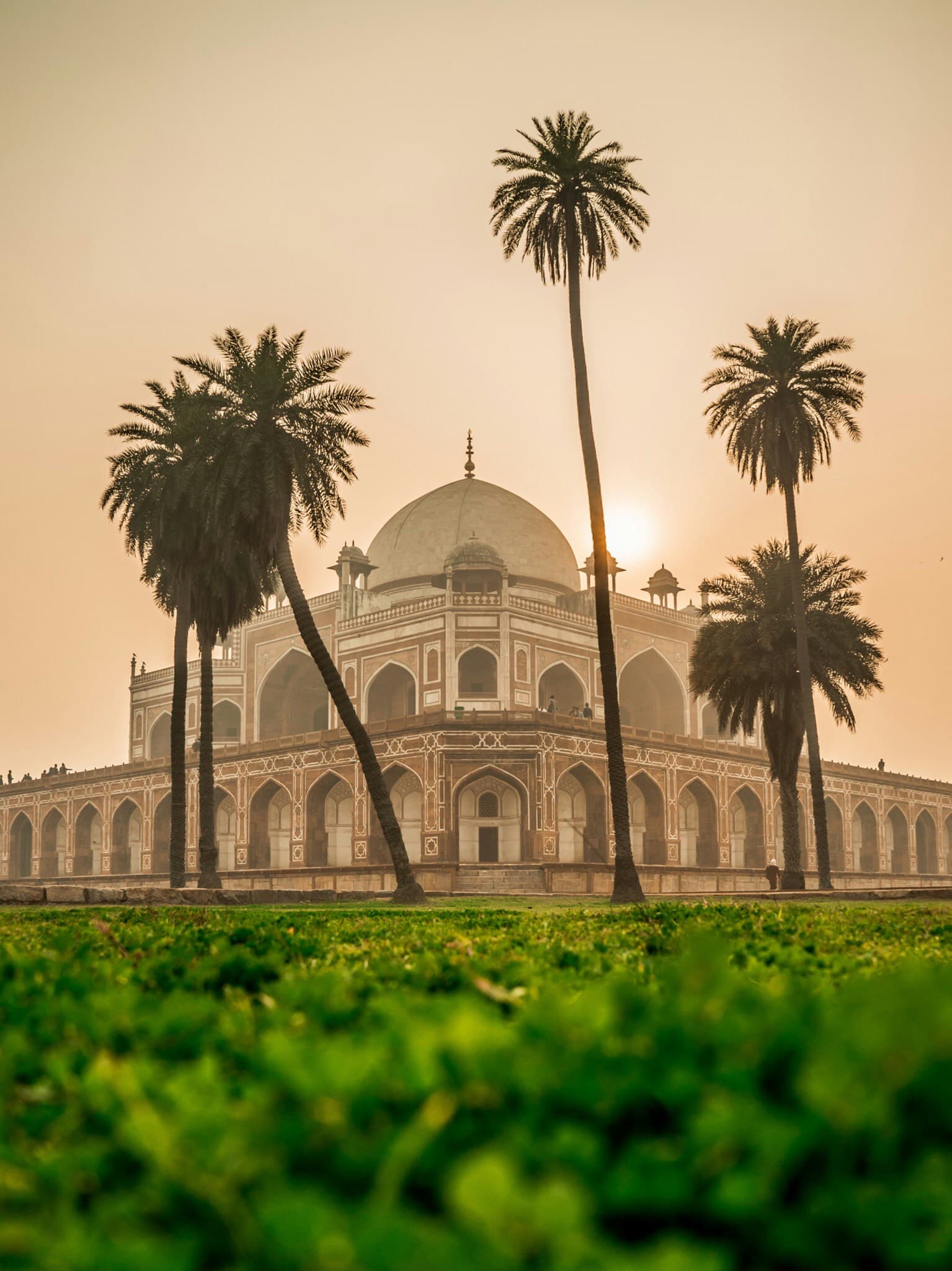 Beautiful scenic view of India - popular tourist destination for visa travelers