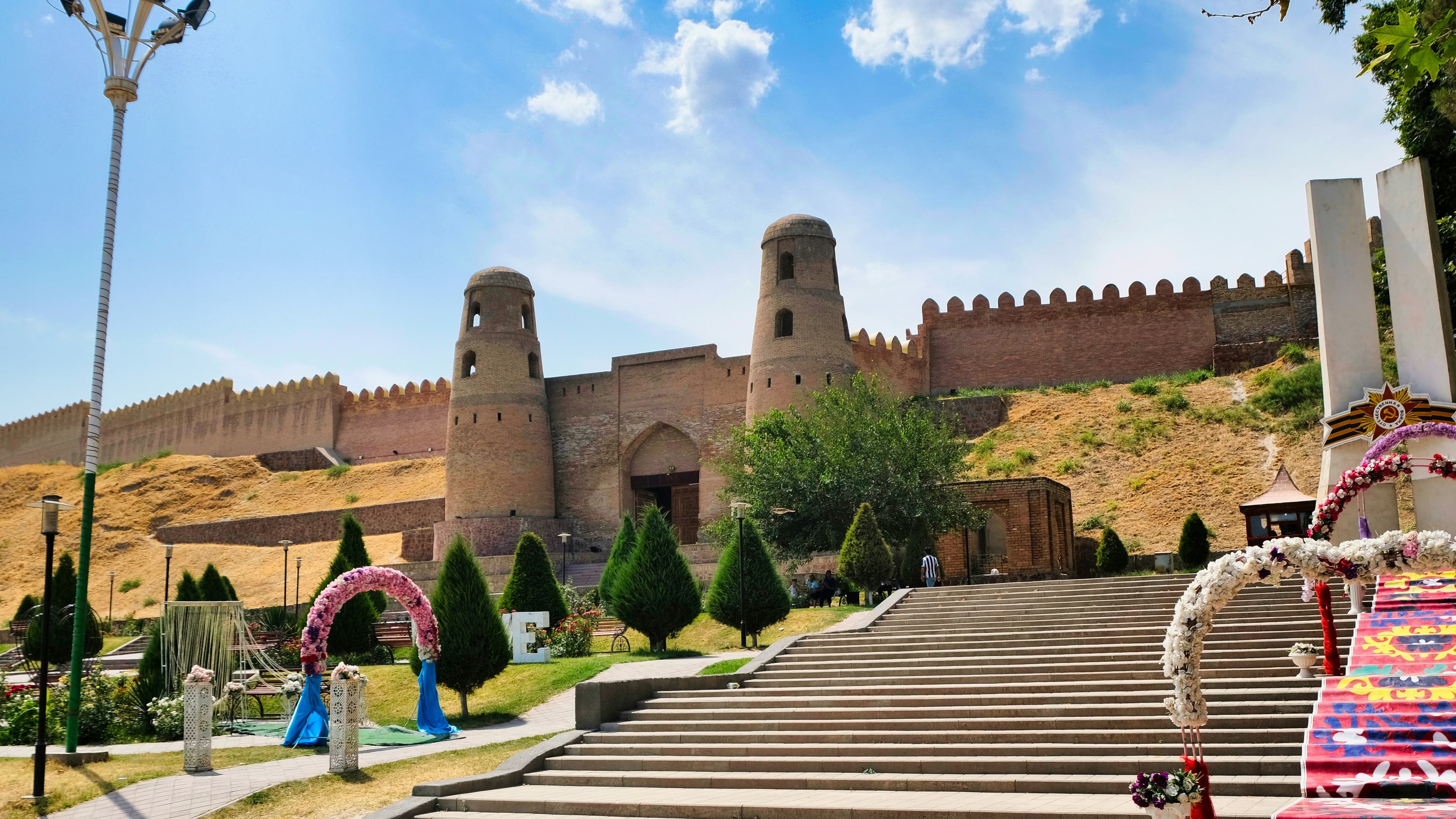 Beautiful scenic view of Tajikistan - popular tourist destination for visa travelers