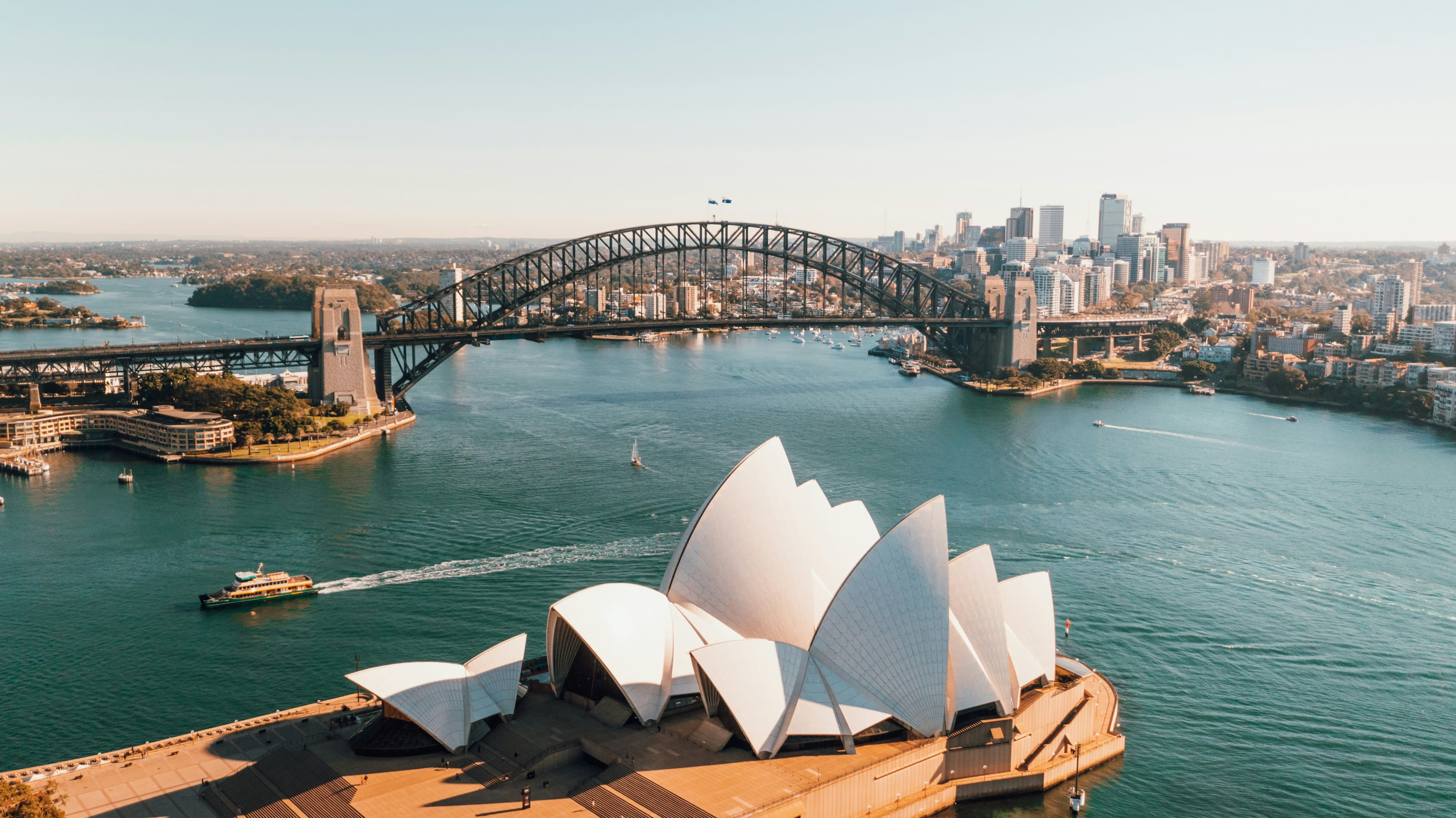 Beautiful scenic view of Australia - popular tourist destination for visa travelers